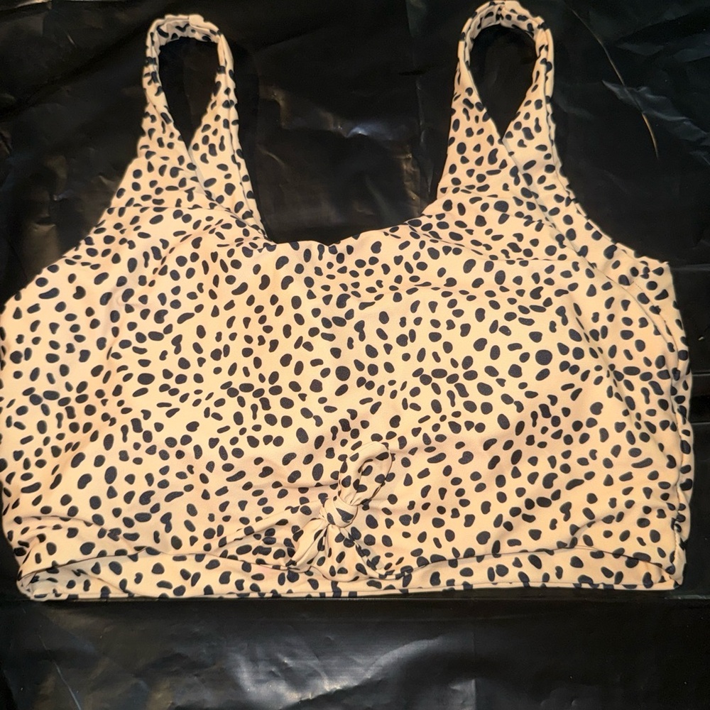 Polka Dot Women's Swim Top